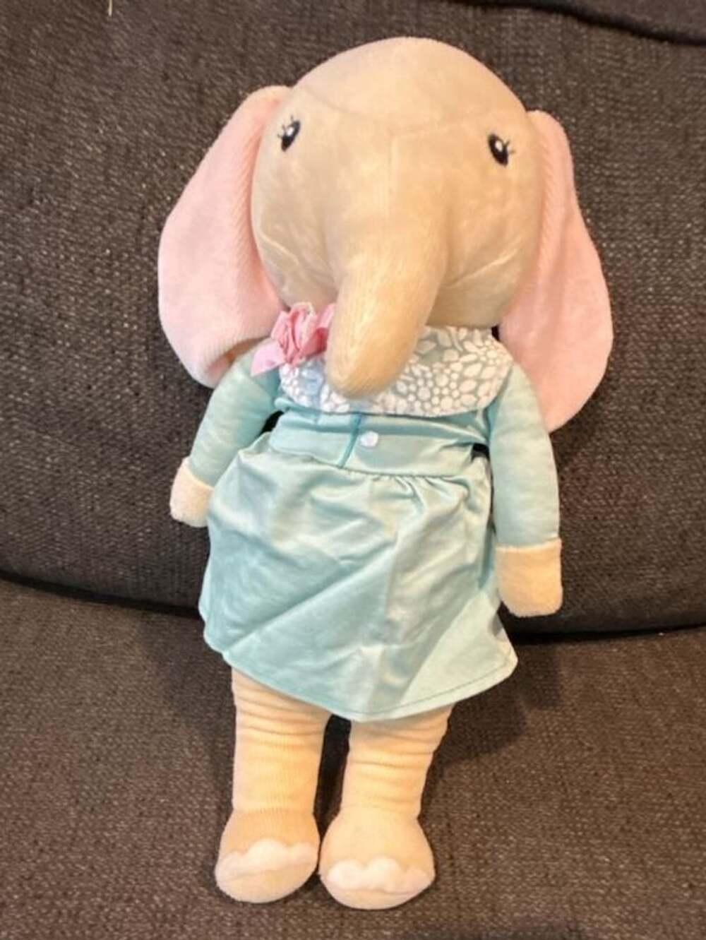 Metoo Elephant Plush Doll 12.5" Dressed Stuffed Animal